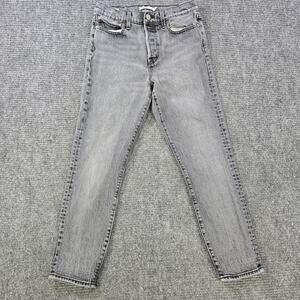 Levi's Wedgie Jeans Women's 29x27 Gray Straight Leg High Rise
